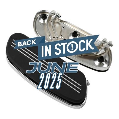 Chrome Streamliner Rider Footboard / Floorboard Kit For Touring