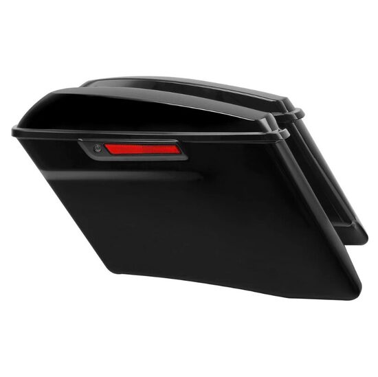 BLACK CVO and Special models style, rear bottom only extended Saddlebags for Touring 2014+   (1 pair)