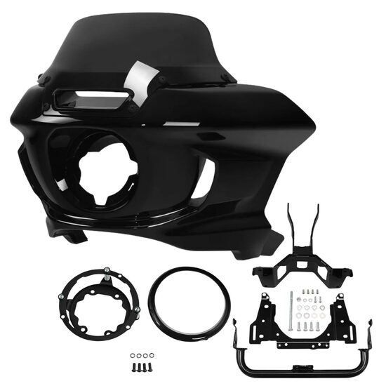 Fairingu komplekts ar vējstiklu un stiprinājumiem Harley Softail Low Rider S, ST, Street Bob 2018-2025