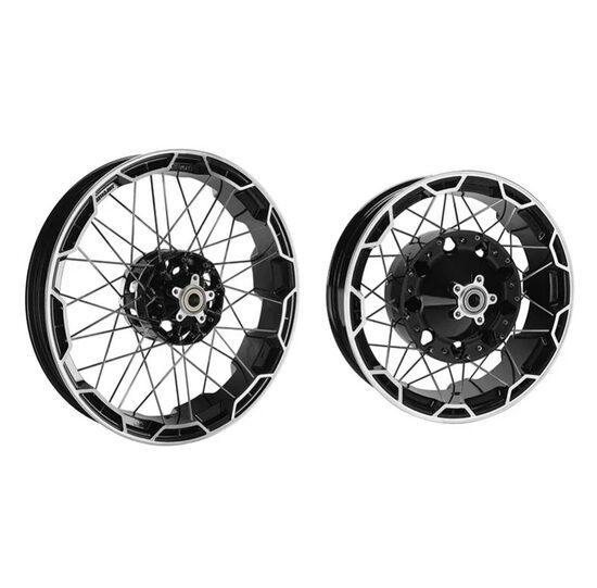  21" Front & 18" Rear Spoke Wheel Rim Set For Touring with ABS 2009-2026