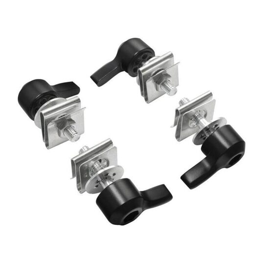 Saddlebag Lock Mounting Kit Lock Bolts Nuts For Touring 1993+ black