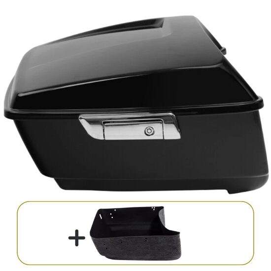 Full size Tour Pack for Touring 2014+, with inner liner, chrome latch and hinges