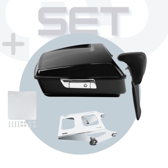 Chopped style (half height) Tour Pack set for Touring 2014+