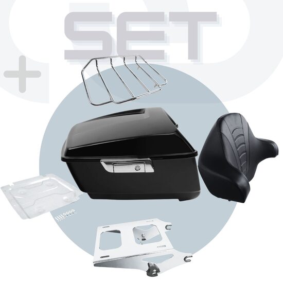 Full size Tour Pack Chrome Set for Touring 2014+