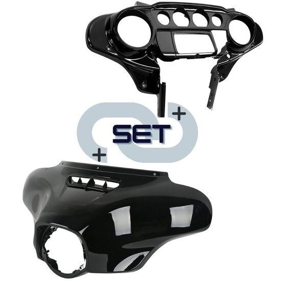 Street Glide fairings set (with vivid black inner fairing)