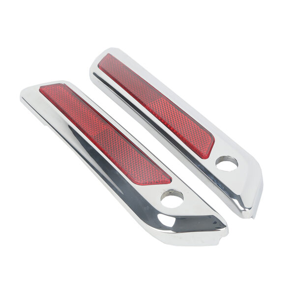 Chrome Saddlebag Hinge Latch Covers For Touring 2014+
