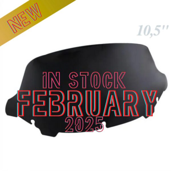 10,5" Street/Electra glide windshield for 2014+